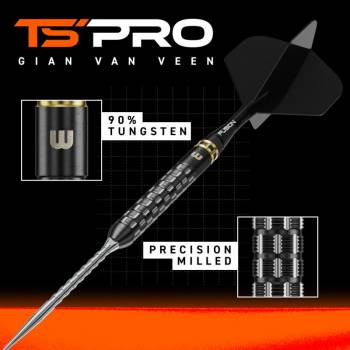 Preview: Steel Dartset Gian van Veen TS-PRO 90% Switch Point